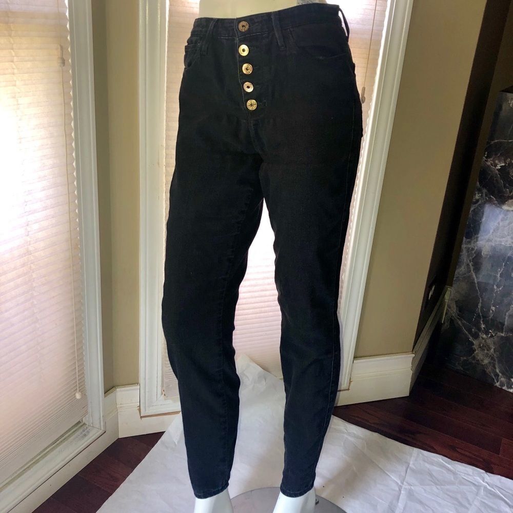 Guess 5 Button Black Jeans - Picture 4 of 5